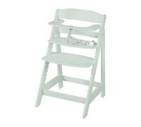 roba Chaise Haute Évolutive en Bois Menthe 2 en 1 Sit Up Flex - Hauteur Réglable - de 6 Mois jusqu'à 70 kg - Chaise Bébé Anti-Basculement avec Surface Lisse