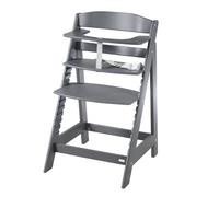 Roba Chaise Haute Évolutive Sit Up Flex - Utilisable Jusqu'à La Chaise D'adolescent - Bois Anthracite Noir