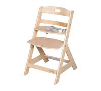 roba Chaise haute pour bébé Liv Up avec organiseur de chaise haute - chaise haute pour enfant en bois - à partir de 6 mois - supporte jusqu'à 70 kg - naturel