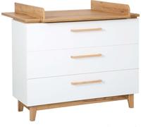 roba Commode à langer avec extension 'Finn' avec amortisseur de tiroir, 3 tiroirs, hauteur de langer 94 cm