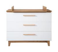 roba Commode à langer avec extension 'Finn' avec amortisseur de tiroir, 3 tiroirs, hauteur de langer 94 cm