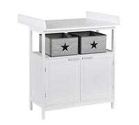 roba Commode à langer 'Hamburg' avec extension pour langer, 2 portes, 2 boxes & fixation murale, hauteur de langer 92 cm