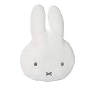 roba Coussin Bébé Décoratif miffy® pour Chambre d'Enfant - 21 x 30 cm - Coussin Tête de Lapin en Peluche Douce - Blanc