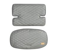 roba Coussin Chaise Haute Sit Up Luxe - Coussin d'Assise et de Dossier en 2 Parties pour Chaises Hautes de la Série Sit Up Flex - Réducteur de Siège Imperméable - Design Stone matelassé