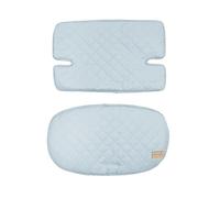 roba Coussin de Chaise Haute roba Style en 2 Pièces - Réducteur de Siège - Imperméable - Bleu Clair