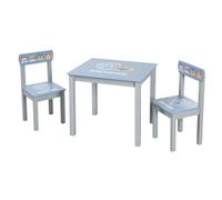 Roba Ensemble table et 2 chaises Paw Patrol – Bois gris/bleu – À partir de 18 mois