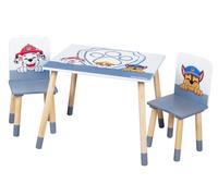 Roba Lit Montessori Paw Patrol 70 x 140 cm avec barrières, sommier et linge - Blanc/Motif