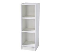roba Étagère Enfant en Bois "Maren" - Colonne à 3 Cases pour Commode à Langer - Bibliothèque Enfant - Blanc