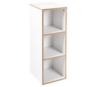 Étagère latérale roba « Finn », adaptée à la commode à langer « Finn », pour chambre de bébé et d'enfant, blanche, en bois