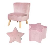 Roba Lil Sofa Siège pour enfant composé de canapés pour enfants, fauteuil pour enfants, coussin décoratif Wolke
