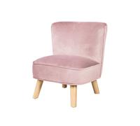 Roba Mini fauteuil enfant Lil Sofa – velours, 1 place, scandinave, 48 x 44 cm, dès 18 mois, rose