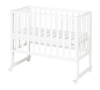Roba Lit cododo safe asleep® 3 en 1 45 x 90 cm hauteur réglable - ensemble complet bois blanc