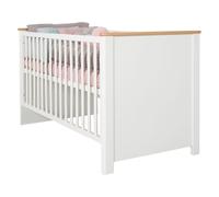 Lit Évolutif Moderne Transformable En Lit Junior Ava Blanc / Chêne Artisan 70X140