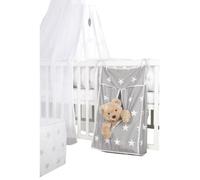 ROBA Organisateur de Lit Bébé en Tissu ""Little Stars"" - Rangement pour Couches et Jouets