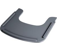 roba Planche à manger anthracite, Extension pour 'Sit Up Flex', Compatible avec système de harnais et surmatelas pour chaise haute, à partir de 6 mois, en bois