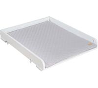 roba Plateau à langer avec matelas à langer soft 'roba Style' gris argenté, support pour machine à laver