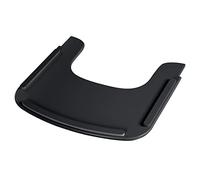 roba Plateau Repas pour Chaise Haute Évolutive Sit Up Flex - Amovible - Installation Rapide - Compatible avec Harnais de Sécurité - Nettoyage Facile - Bois Laqué Noir