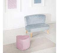 Roba Pouf cœur pour enfants - Rose mauve