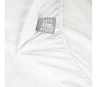 roba Protège-Matelas Anti Acariens Enfant safe asleep® - pour Matelas de 90 x 200 cm à 100 x 200 cm - Alèse Imperméable et Respirante - OekoTex® - Blanc