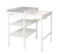 Roba Table À Langer Avec Baignoire Coulissante Blanche Baby Pool Et Matelas À Langer Imperméable Gris Blanc