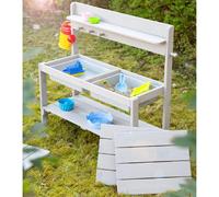 ROBA Table de jeu extérieure - 89x35 cm Gris