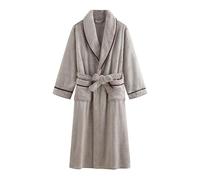 Robe de bain longue en polaire for femme, haut de gamme, en peluche | Peignoir de nuit doux et moelleux for femme peignoir