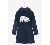 VERTBAUDET Peignoir en Maille Polaire Bleu Fonce 4A