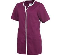 Robe Kasack, couleur : framboise/blanc, taille 40, référence : 08/1337/6401