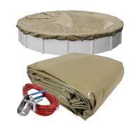 Robelle 3212-4 Dura-Guard Bâche d'hiver pour Piscine Hors Sol Ronde 12 Pieds 21' Round Pool 08 - Qualité supérieure.