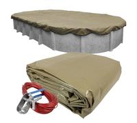 Robelle 321218-4 Dura-Guard Winter Coque pour 12 5,5 m la Piscine Hors-Sol Ovale 18' x 33' Oval Pool 08 - Superior