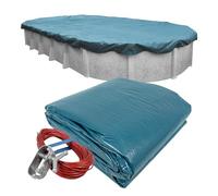 Robelle 581625-4-ROB Bâche de Piscine Hors-Sol Ovale Hiver 12 Ans 4,9 x 7,6 m 04 Galaxy