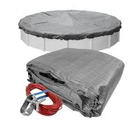 Robelle Dura-Guard 4015 Bâche d'hiver en Maille pour Piscine Hors Sol Ronde de 4,6 m