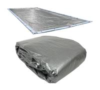 Robelle Dura-Guard Silver 552040R-ROB Bâche d'hiver pour Piscine creusée 6,1 x 12,2 m Argenté