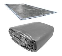 Robelle Pool Mate 332045R-PM Bâche d'hiver pour Piscine Hors-Sol, 6 x 114 m, Argent Platine