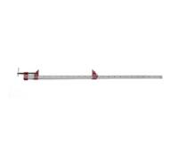Robert Sorby Select Serre-joint à pompe 1067 mm 42", extra robuste, rail acier, 500 kg force de serrage, mâchoires parallèles, vis Acme double filet