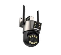 RobiCam iCSee P8QS 2024, Caméra Triple 9MP Ultra HD, Zoom 8X, Vision Nocturne Couleur, WiFi, PTZ, Support Télescopique