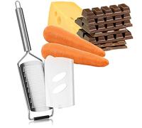Robin Goods® Râpe fine inox pour muscade et légumes | Zesteur fin pour agrumes, fromage, épices et préparation culinaire