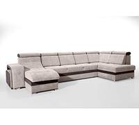 Robin Inspire Milan Canapé d’Angle Convertible Beige-Marron Droite