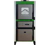 Robin Wood chaudière bois PyroMax 40 kW, gazéification, allumage automatique, foyer 103 litres, classe 5