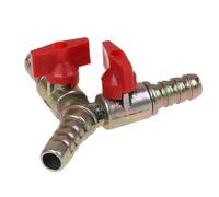 Robinet à bille d'arrêt de Type Y à 3 voies, avec raccord de serrage, tuyau, barbe, gaz de carburant, 8MM