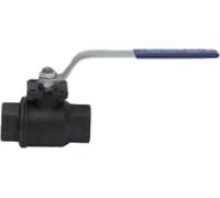 Robinet à bille en acier Valpres, 2 pièces, robuste, 5/4", PN64, TA-Luft, voll.DG, C228, filetage intérieur, levier, 1 pièce.