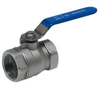 Robinet à bille en laiton nickelé 2" , 1 pièce