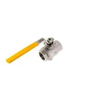Robinet à boisseau sphérique à 2 voies pour gaz en acier inoxydable Rp 1-1/4 pouce