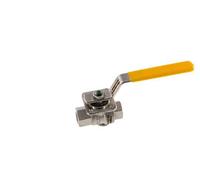 Robinet à boisseau sphérique à 2 voies pour gaz en acier inoxydable Rp 3/8 pouce