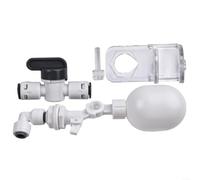 Robinet à boisseau sphérique à flotteur automatique - Valve de remplissage en acrylique pour systèmes RO et bassins 1,27 cm
