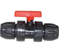 Robinet à boisseau sphérique à serrage pour tuyau en PE 16-63 mm, 25 mm