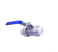 Robinet à boisseau sphérique en acier inoxydable 304 DN20 PPR Soft Seal Shut Off Tap pour eau, gaz, huile, raccords de tuyauterie haute pression industriels (DN15)