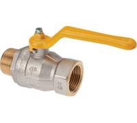 Robinet à boisseau sphérique en laiton à 2 voies pour gaz, de mâle à femelle R/Rp 2 pouces