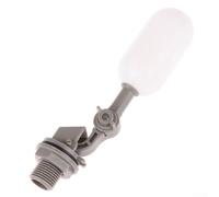 Robinet à boisseau sphérique en plastique 20 mm 3/4" Arrêt pour vanne automatique Corps ABS Joint EPDM Flotteur PE Installation facile Design fileté pour systèmes de plomberie Blanc