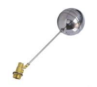 Robinet à boisseau sphérique flotteur en acier inoxydable de 2,5 cm, corps en laiton avec boule 304 SS, capteur de contrôle automatique du niveau d'eau pour tour de chaudière de réservoir, DN25